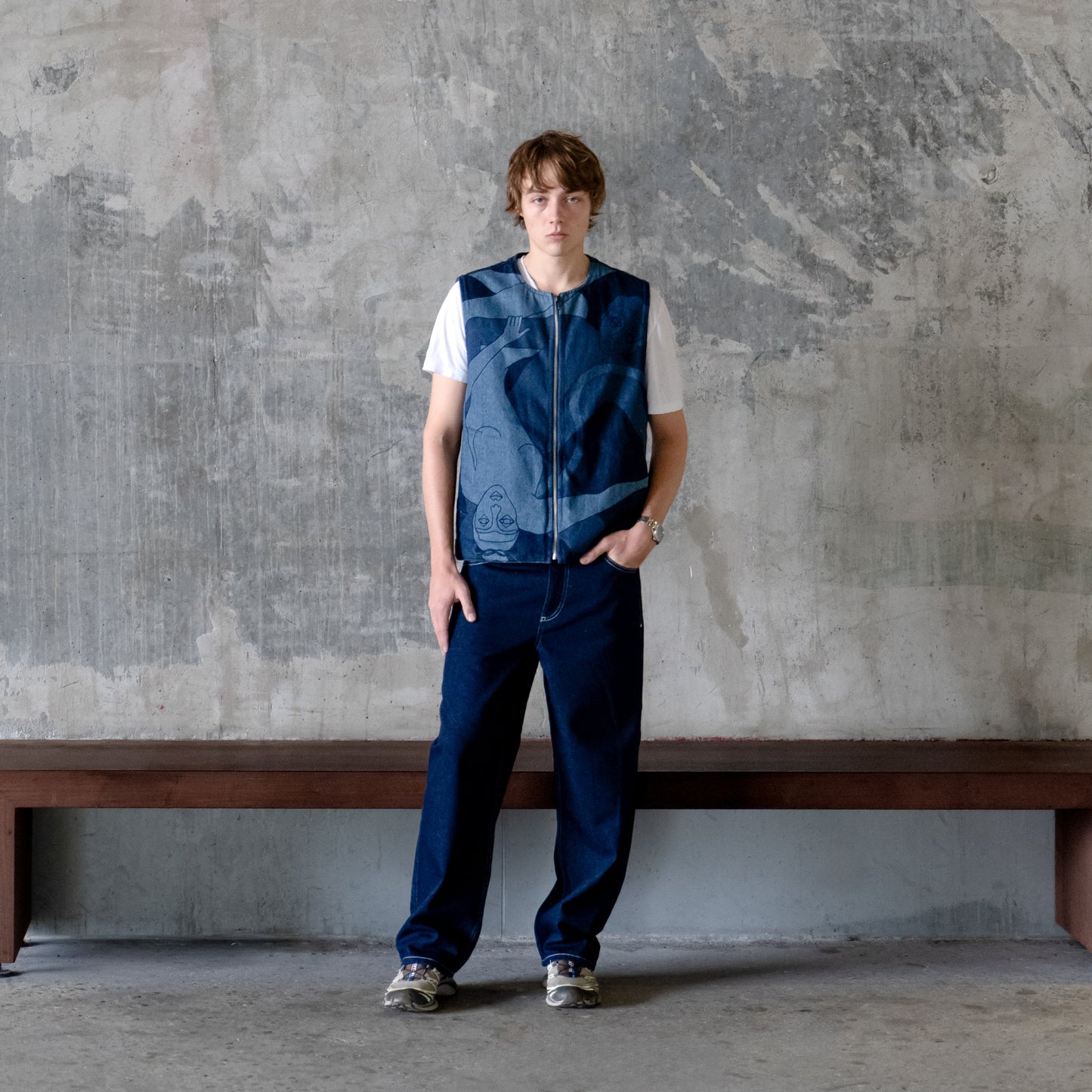 The indigo reversible jacket
