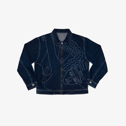 The line-printed jacket
